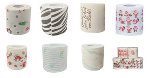 <span class=keywords><strong>Papier</strong></span> <span class=keywords><strong>toilette</strong></span> de Noël 2 plis matelassé imprimé Père Noël, rouleau de salle de bain personnalisé <span class=keywords><strong>en</strong></span> gros pour les fêtes de fin d'année - Product Image 4