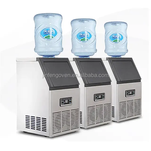 Máquina para hacer hielo comercial de 30kg, máquina para hacer hielo de 60kg/24h, máquina para hacer bloques de hielo a la venta - Product Image 4