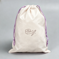 Pochette de rangement pliable en non-tissé épais et résistant à l'usure avec cordon de serrage, motif dessin animé simple, pour collections de chaussures, sous-vêtements, gadgets d'extérieur