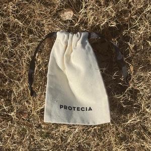 New Arrival Custom Logo Printed Small Organic Cotton <b>Drawstring</b> Bag Packaging Jewelry <b>Pouch</b> - Product Image 3