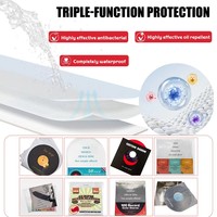 Fabrication sur mesure en usine de pochettes pour disques vinyles de 7, 10 et 12 pouces, pochettes transparentes pour albums, disques vinyles LP