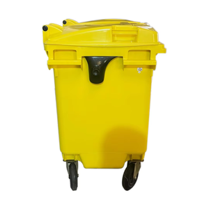 Standing Wheelie <b>Bin</b> Home Hotel Bathroom Kitchen <b>Storage</b> <b>Recycling</b> Feature Portable BDB 660L Outdoor Pedal Dustbin PP Plastic - Product Image 6