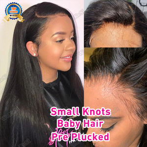 30 Grossistes Perruques <span class=keywords><strong>Cheveux</strong></span> Humains Vierges Indiens Bruts Densité 250% Ondulés Body Wave <span class=keywords><strong>Cheveux</strong></span> Alignés Cuticules Perruque Full Lace HD pour Femmes Noires - Product Image 4