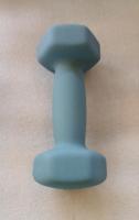 Mini haltères légers en néoprène et fonte pour le yoga, le Pilates et l'exercice physique complet, unisexe, finition mate