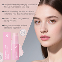 Pelembap Bibir Multi-Fungsi Pink dengan PDRN Kolagen Anti-Kerut untuk Semua Jenis Kulit Wanita