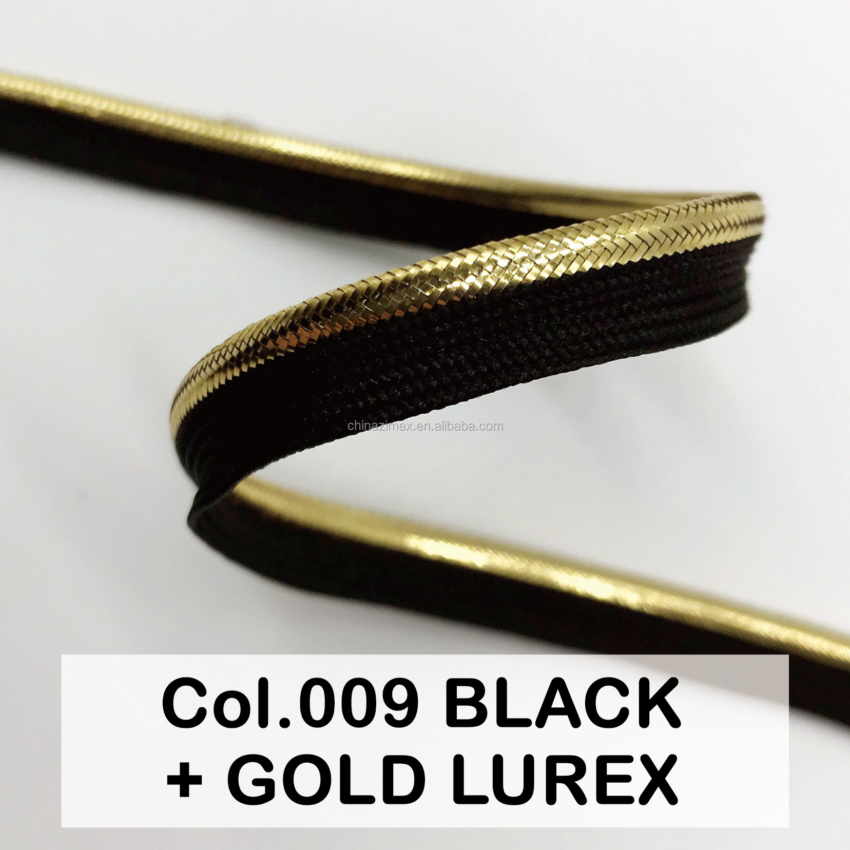 009 BLACK+GOLD LUREX