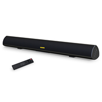 Barre de son home cinéma sans fil 2.0 canaux 4 haut-parleurs avec Super Bass 34 pouces 80W en ABS pour TV