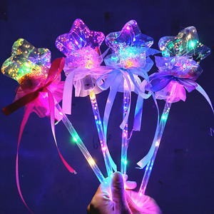 Juguete Luminoso con Forma de Corazón, Estilo Influencer, con Luces LED de Cielo Estrellado, Bola de Plástico, Varita Mágica Brillante, Regalo para Adolescentes, Ideal para Mercados Nocturnos - Product Image 2