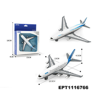 EPT Dollar Toys Alliage Pull Back Avion de ligne Jouet de simulation d'avion résistant aux chutes Modèle d'avion militaire Avions de jeu pour enfants