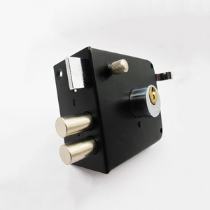 定制防盗安全黄铜锁芯主门黑框锁重型户外锁具，适用于房屋门 - Product Image 5
