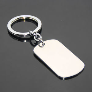 LLavero de Metal con nombre para identificación de mascotas, llavero de acero inoxidable para llaves, regalo perfecto - Product Image 6