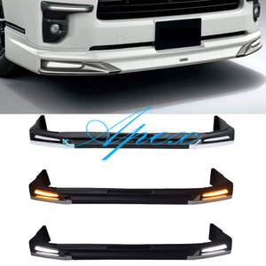 Lèvre avant LED Quantum Wide Body pour Toyota Hiace Van Bus 2014-2018, pare-chocs avant Modellista II étroit, protection de lèvre, pièces Hiace - Product Image 1