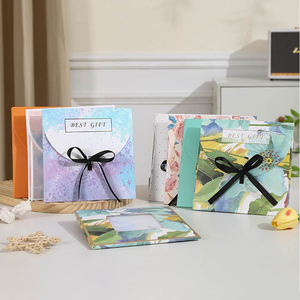 Élégante <span class=keywords><strong>bo</strong></span>îte cadeau en papier vide pour foulard, lingerie, hijab, mouchoir et autres accessoires de mode – Emballage cadeau - Product Image 4