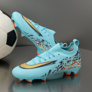 Chaussures <span class=keywords><strong>de</strong></span> sport unisexes à crampons longs en PVC, semelle extérieure en caoutchouc, pour adolescents, collégiens, chaussures <span class=keywords><strong>de</strong></span> football - Product Image 4