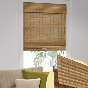 Tende Romane in Bambù Naturale Senza Foratura, Filtranti, con Protezione UV e Impermeabili per Finestre di Casa - Product Image 1