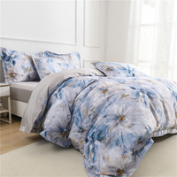 Housses de couette personnalisées à motifs de fleurs Ensemble de housse de couette Ensemble de draps de lit Ensemble de literie à impression numérique 3D