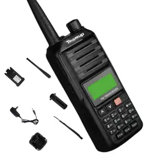 Yeni stil tasarım 199 bellek kanalları VHF UHF kablosuz HF radyo uzun mesafe tırmanma için büyük kapasiteli Walkie Talkie dağlar