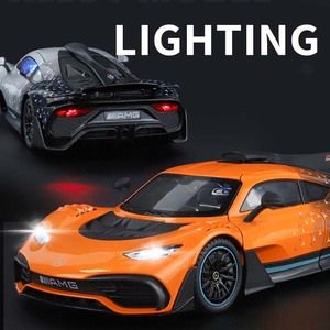 Coche <span class=keywords><strong>de</strong></span> Metal Fundido a Presión <span class=keywords><strong>de</strong></span> Alta Simulación a <span class=keywords><strong>Escala</strong></span> <span class=keywords><strong>1</strong></span>:<span class=keywords><strong>18</strong></span>, Superauto ONE con Sonido, Luces y Amortiguadores JLF JLF-1901-470, Regalo para Niños - Product Image 3