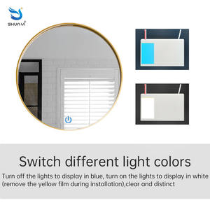 Hot 12V 1A 12W Espejo Led de una sola tecla Maquillaje inteligente Espejo de baño Dimmer Interruptor de sensor táctil de un color con controlador LED incorporado - Product Image 5