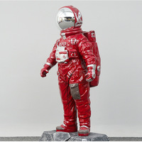 Weston Fiberglass Astronautenbeeld met liefde & muziek thema, buitendecoratie voor commerciële doeleinden - op maat gemaakte fabrikant