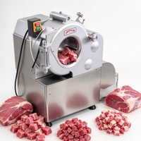Coupe-cubes de viande en acier inoxydable, machine à découper la viande en cubes, machine à couper la viande en dés