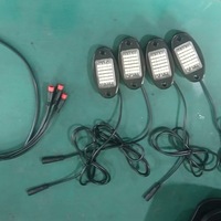 Iluminación Ambiental LED para Chasis de Automóviles, Luces Traseras Todoterreno para Wrangler, Luces Inferiores Estilo Moto de Nieve, Luces RGB de Atmósfera