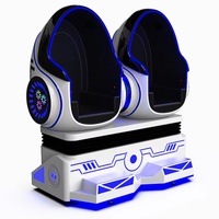 Chaise VR 9D avec console de jeu de réalité virtuelle 3D, simulateur de conduite, accepteur de billets pour centre commercial intérieur