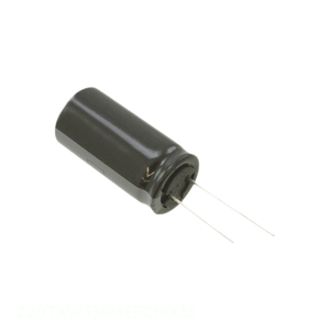 Condensador de Canal de Fabricante 220TXW330MEFC18X35, 330 uF, Aluminio, 20%, 220V, Radial, de Orificio Pasante - Product Image 1