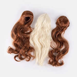 50-60Cm Bjd Búp Bê Đầy Màu Sắc Dài Xoăn Tóc Gradient Tóc Mô Phỏng Búp Bê Đồ Chơi Tóc Giả Trang Điểm Bìa Trẻ Em Tự Làm Búp Bê Phụ Kiện - Product Image 5