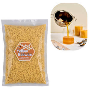 1파운드 천연 밀랍 과립형 흰색 밀랍 와스프 왁스 DIY 아로마테라피 캔들 - Product Image 2