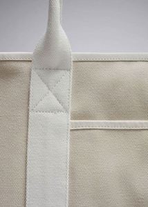 กระเป๋าผ้าแคนวาสขนาดใหญ่สำหรับผู้หญิง แฟชั่นวันหยุดสุดสัปดาห์  กระเป๋าถือไปโรงเรียน  กระเป๋าช้อปปิ้ง  พร้อมโลโก้สั่งทำได้ - Product Image 3