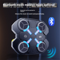 BJQ Smart Training Punching Pads Équipement de cible de boxe musicale électronique en plastique durable pour adultes et enfants âgés de 5 à 7 ans