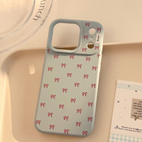 Coque pour iPhone 17 avec nœud mignon pour femme et fille, étui de protection en TPU pour iPhone 17 16 15 14 Pro Max Funda