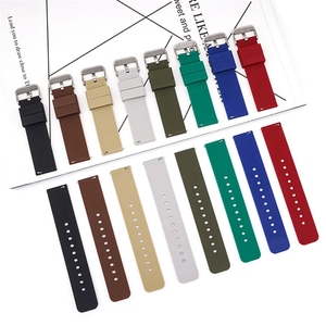 <span class=keywords><strong>Bracelet</strong></span> de montre en silicone 16mm 18mm 20mm 22mm 24mm à dégagement rapide pour <span class=keywords><strong>Samsung</strong></span> <span class=keywords><strong>Active</strong></span> <span class=keywords><strong>2</strong></span> et Huawei Smart Watch - Product Image 6