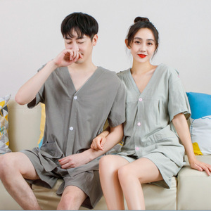 Vêtements d'acupuncture en pur coton, ouverts devant et derrière, avec fentes latérales, pour hommes et femmes, pour la thérapie par massage, tailles XL à 6XL - Product Image 4