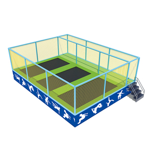 Aire de jeux intérieure commerciale pour adultes et enfants, piscine à balles, trampoline de fitness carré à ressorts - Product Image 6