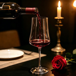Crystal <b>Wine</b> Glass Bell Shape 301-400ml Long Stem Wedding <b>Goblet</b> - Product Image 1