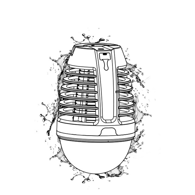 Dayang Indoor Pest Control Pest Electric Bug Zapper USB Rechargeable LED Electric Mosquito Killer Lamp