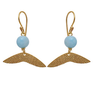 Boucles d'oreilles pendantes en argent sterling 925 plaqué or fait à la main pour femmes. - Product Image 1