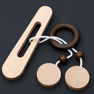 Jeu d'intelligence en bois certifié Luban Kongming pour débloquer le jeu, puzzle éducatif classique d'évasion pour le plaisir des anneaux EN71 - Product Image 1
