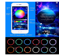 LELANPU Nuevas Luces Antiniebla LED para Automóvil, 40 W, 6000 K, 4000 Lm, Ajuste Universal, Lámpara de Conducción Antiniebla