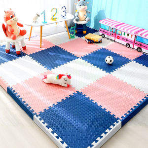 Tapis de jeu épais en couleur unie, style moderne et simple, pour bébé, idéal pour ramper, tapis modulable pour salon et chambre, livraison transfrontalière - Product Image 3