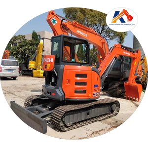 Excavadora Usada de 6 Toneladas con Motor, Bomba y Caja de Cambios - Máquina Excavadora Hitachi Zx55USR-5A Altamente Funcional con Certificación CE y EPA - Product Image 1