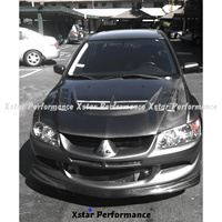 Capó de fibra de carbono estilo Volte para Mitsubishi Lancer Evolution Evo 7 8 9