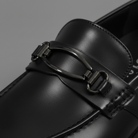 Boucle de chaussure pour homme en alliage de zinc noir écologique, fabrication directe d'usine, anneau en D personnalisé, moulage sous pression, accessoires de chaussures décoratifs durables
