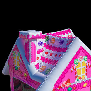 Candy Cottage Inflable Bouncer Combo Jumping Castle con tobogán para niñas y eventos - Product Image 2