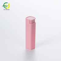 Botol plastik pembersih tangan Mini EU gratis sampel/desain 20ml botol parfum isi ulang botol kemasan persegi warna kustom