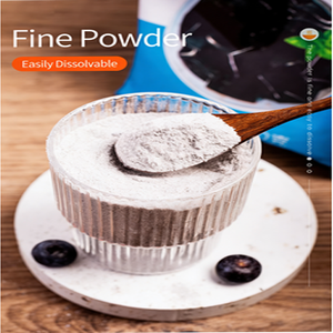 Poudre de gelée d'herbe noire (arôme solide) Poudre de gelée d'herbe Bon prix de vente - Ingrédient de qualité commerciale pour les boissons à bulles et les desserts - Product Image 2