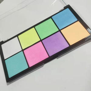 Nước kích hoạt 8 chia màu chuyên nghiệp cầu vồng có thể giặt Khỏa Thân người phụ nữ cơ thể sơn make up mặt sơn Palette - Product Image 5