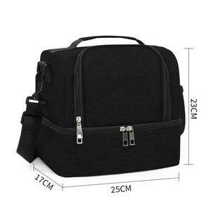 Sac isotherme portable grande capacité en aluminium épais pour le déjeuner en extérieur, idéal pour les employés de bureau - Product Image 5